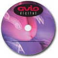 700MB CD-R w/ Pink & Purple Stock Graphics